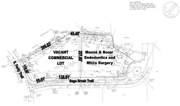 Vacant Commercial Lot: 140 Sage Brush Trail, Ormond Beach, FL 32174